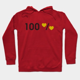 100% love Hoodie